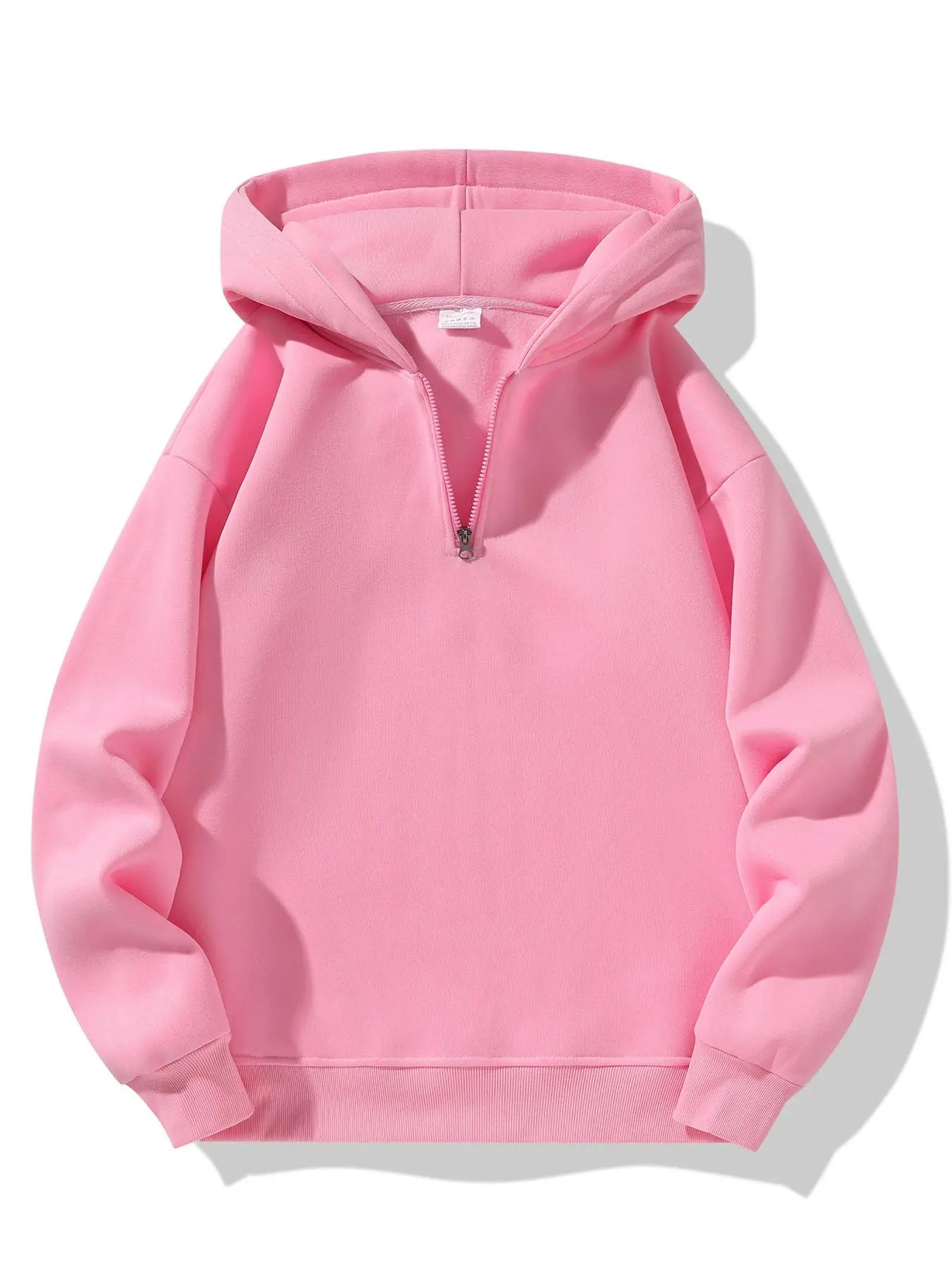Men's Essential Half Zip Hoodie - Casual Comfy Long Sleeve Sweatshirt for Fall & Winter