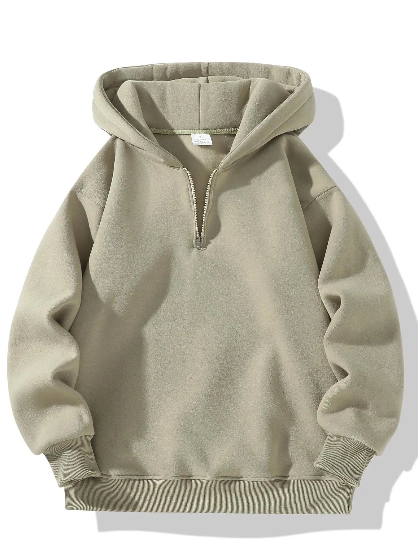Men's Essential Half Zip Hoodie - Casual Comfy Long Sleeve Sweatshirt for Fall & Winter