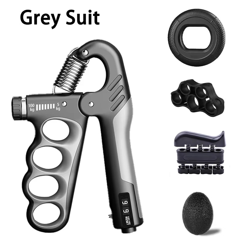 5 - 60/100/150Kg Grip Strength Gym Wrist Expander Hand Strengthener - PUREPULSEFIT