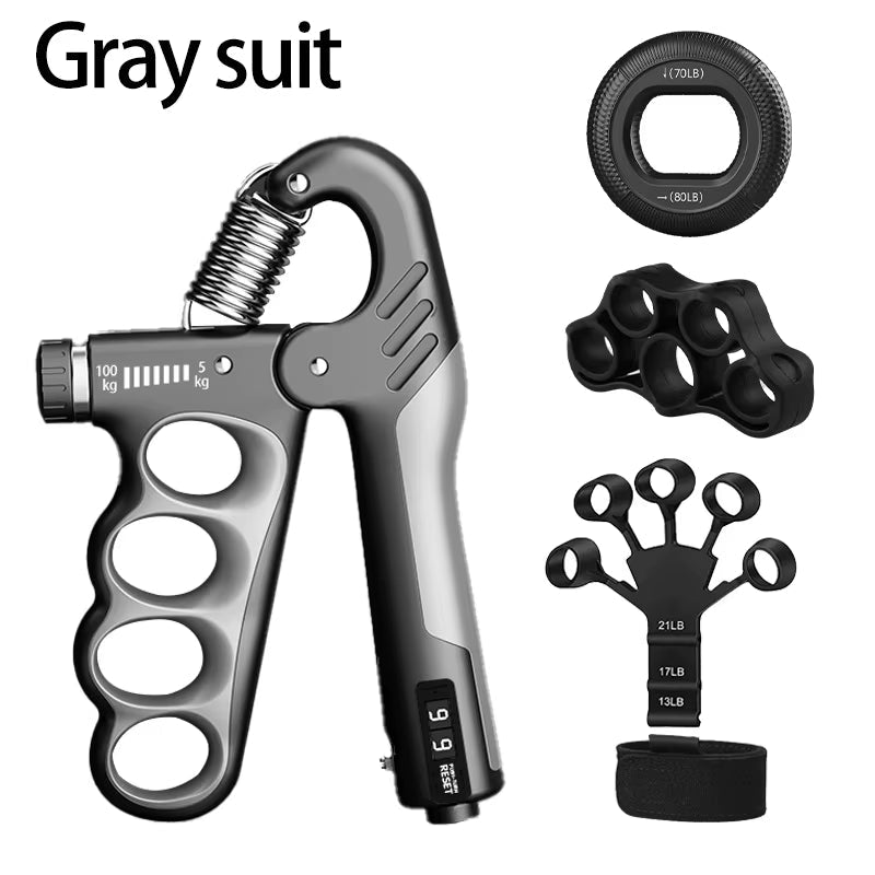 5 - 60/100/150Kg Grip Strength Gym Wrist Expander Hand Strengthener - PUREPULSEFIT