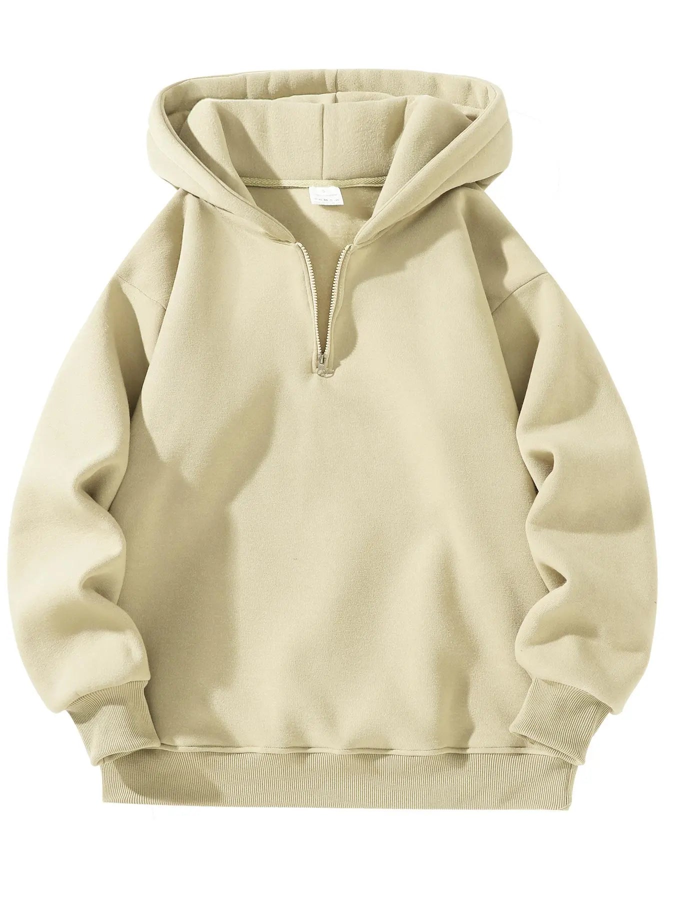 Men's Essential Half Zip Hoodie - Casual Comfy Long Sleeve Sweatshirt for Fall & Winter
