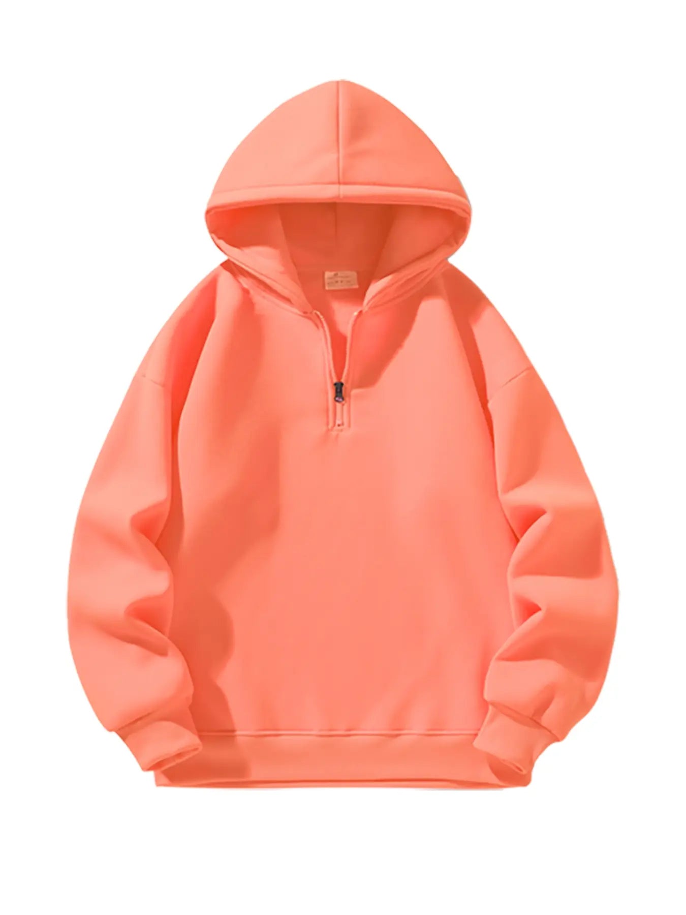 Men's Essential Half Zip Hoodie - Casual Comfy Long Sleeve Sweatshirt for Fall & Winter
