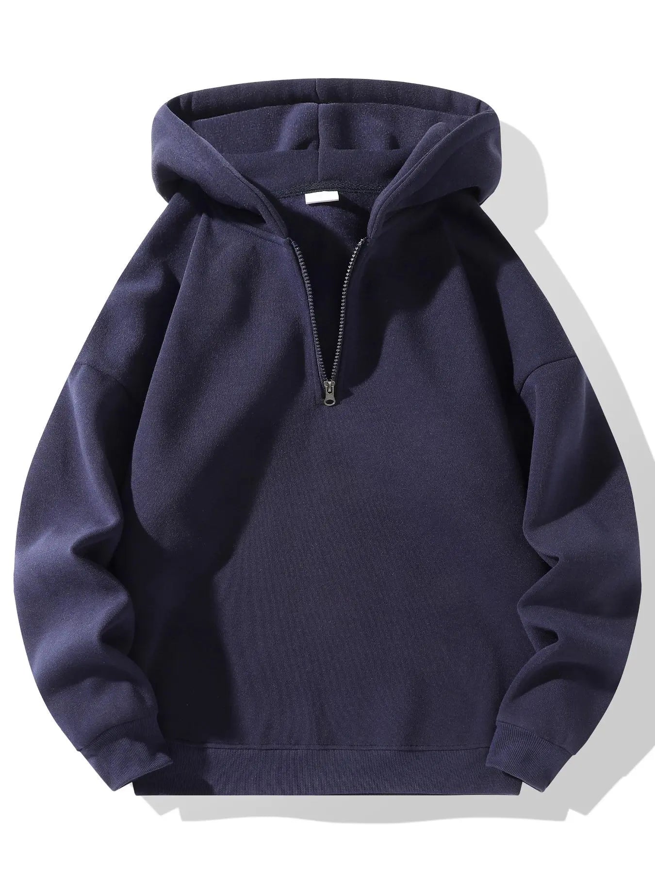 Men's Essential Half Zip Hoodie - Casual Comfy Long Sleeve Sweatshirt for Fall & Winter