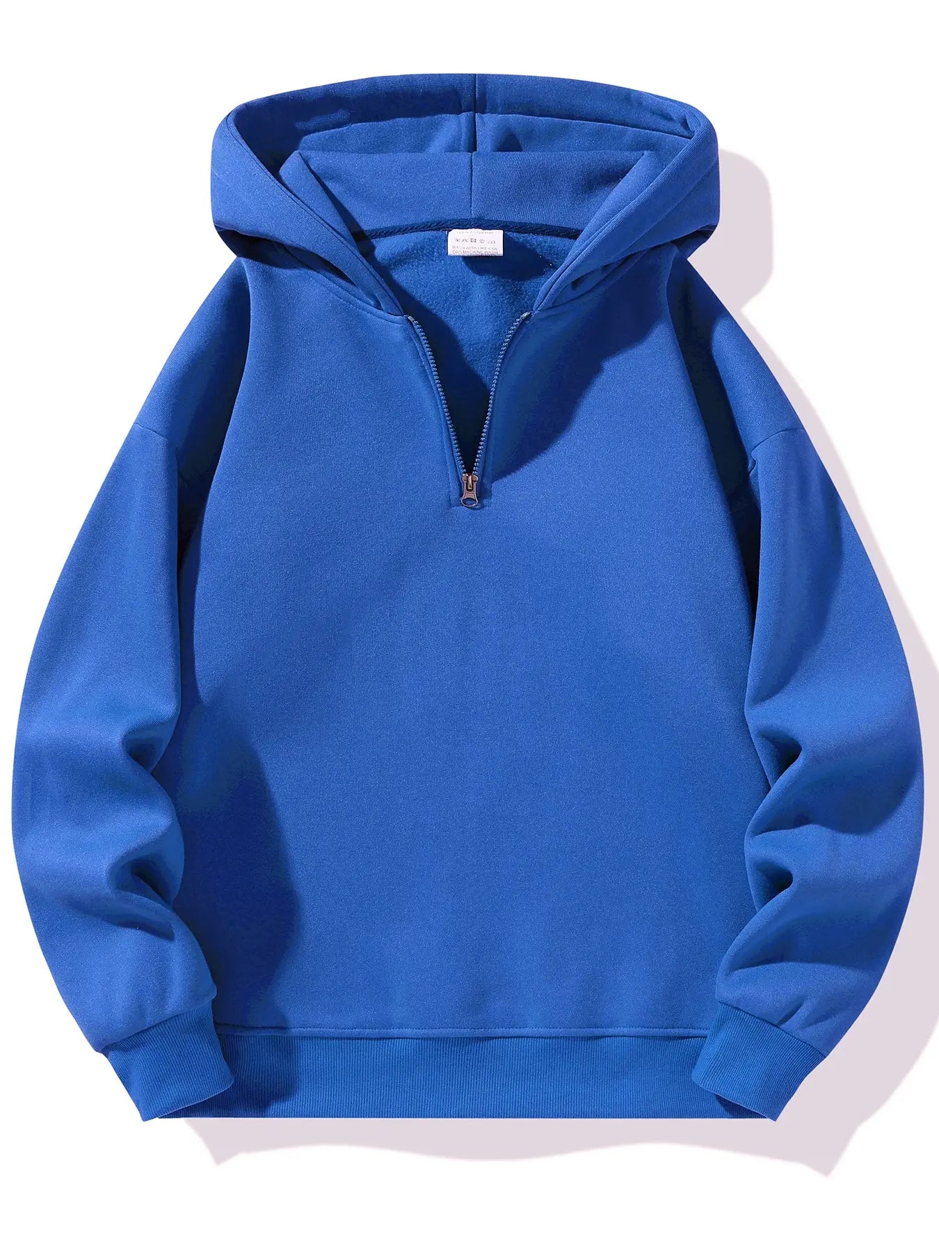 Men's Essential Half Zip Hoodie - Casual Comfy Long Sleeve Sweatshirt for Fall & Winter